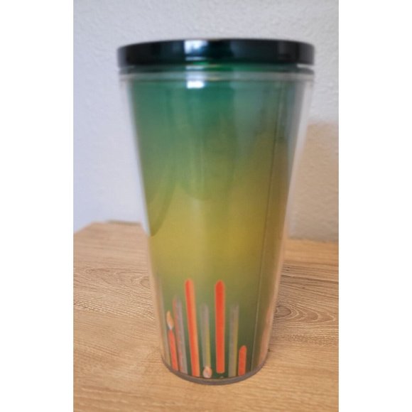 Starbucks Birthday 16oz It’s Your Day Cold Brew Tumbler GREEN & ORANGE  Coffee - Picture 2 of 4